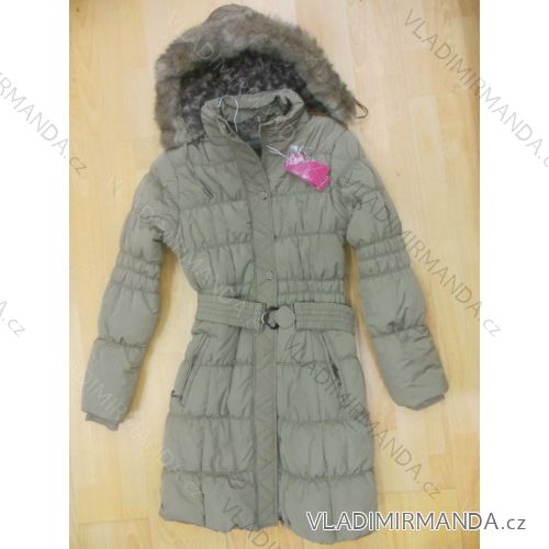 Jacke Mantel Winter lange Damen Kapuze (m-2xl) FOREST F1301
