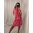 Sommerkleid mit ärmelloser Handtasche Damen (S / M ONE SIZE) ITALIAN FASHION IM422601 S/M schwarz
