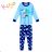 Langer Baby-Pyjama für Mädchen und Jungen (80-110) KUGO MP1750