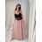 Langer Faltenrock für Damen (Einheitsgröße S/M/L) ITALIAN FASHION IM422891