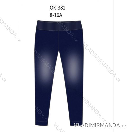 Leggings mit Jeans, isoliert Kinder Jugend Mädchen (8-16 JAHRE) SAISON SEZ22OK-381