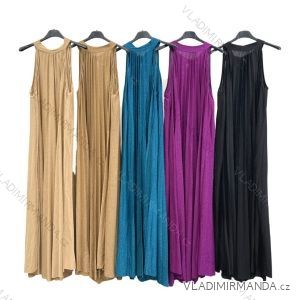 Langes, ärmelloses Sommerkleid für Frauen (Einheitsgröße S/M) ITALIAN FASHION IMPLM22OMBRE