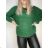 Damen-Langarmpullover (uni s / m) ITALIAN FASHION TM922STAR lila M / L