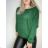 Damen-Langarmpullover (uni s / m) ITALIAN FASHION TM922STAR lila M / L