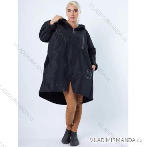 Schlanke Kapuzenjacke für Damen in großen Größen (XL/2XL ONE SIZE) ITALIAN FASHION IMD22717