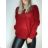 Damen-Langarmpullover (uni s / m) ITALIAN FASHION TM922STAR lila M / L