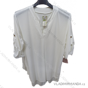 Tunika-Shirt mit langen Ärmeln für Damen (S/M ONE SIZE) ITALIAN FASHION IM322256