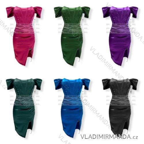 Elegantes Carmenkleid für Damen (S/M ONE SIZE) ITALIAN FASHION IMPHD2223338-1