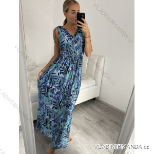 Šaty košilové dlouhý rukáv dámské (S/M ONE SIZE) ITALSKÁ MODA IMB229927