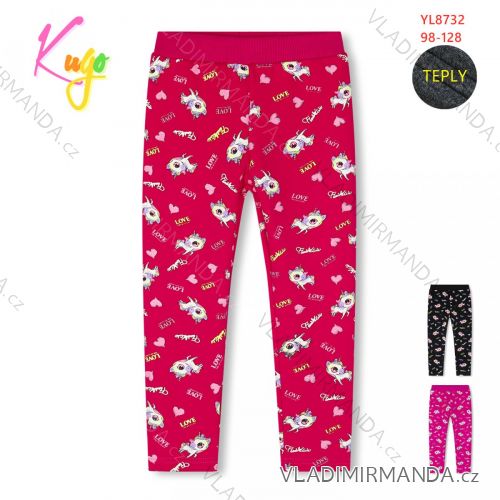 Leggings warm lang Kinder Mädchen (98-128) KUGO FL6707