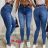 Jeans lang High Waist Damen (M-4XL) JEANS JAW216571