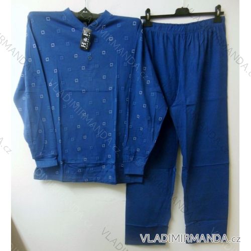 Pyjamas Lange Männer Übergroße Baumwolle (xl-4xl) HAF W-022C TIPDAREK