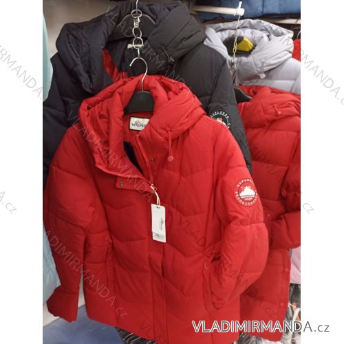 Winterjacke mit Kapuze für Damen (M-2XL) POLISH FASHION HKW22D120189