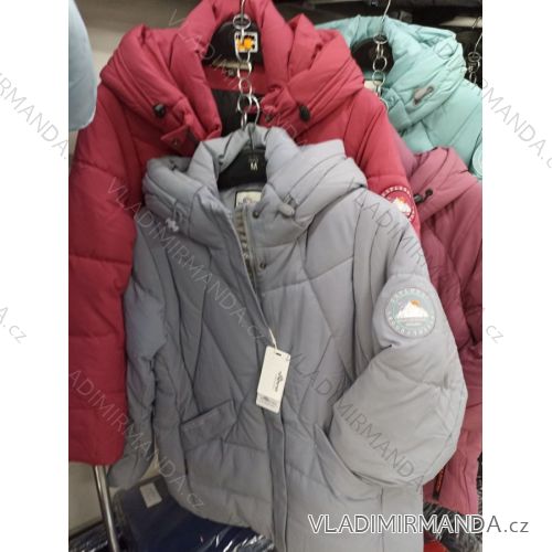 Winterjacke mit Kapuze für Damen (M-2XL) POLISH FASHION HKW22D120189