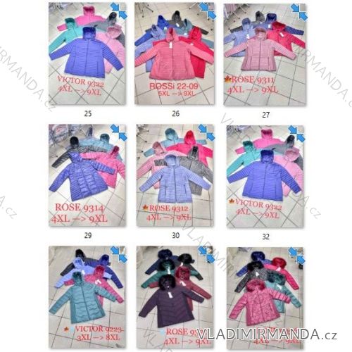 Katalog Winterjacke für Damen in großen Größen (3XL-9XL) POLISH FASHION MTN22ELLENROSE