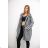 Damen Herbst Langarm Mantel (S/M ONE SIZE) ITALIAN FASHION IMPLM22818000019