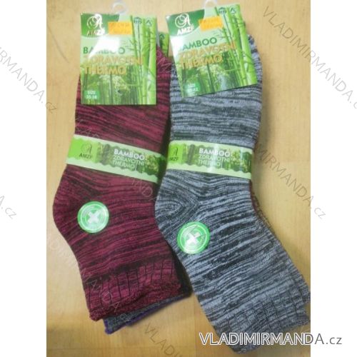 Socken warme Thermo Health Bambus Dessous Modell Damen (35-42) AMZF PB-5416
