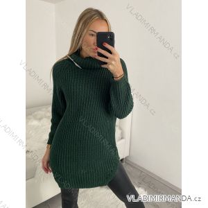 Kleid mit 3/4 Ärmeltasche für Damen (uni sl) ITALIAN Fashion IM3181746