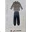 Pyjamas lange Herren Baumwolle (m-3xl) COANDIN S3209-04
