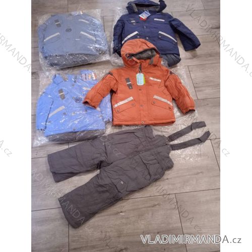 Stellen Sie Winterhosen warm und Jacke Kinder warme Jungen und Jungen (98-128) KUGO B303AB