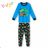 Langer Baby-Pyjama für Mädchen und Jungen (80-110) KUGO MP1750