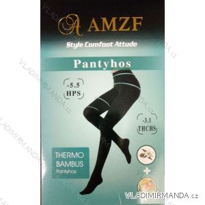 Punčocháče thermo dámské 200DEN (S/M ONE SIZE) POLSKÁ MÓDA AMZF22PANTYHOS