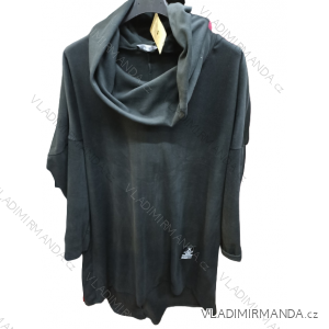 Hoodie Velvet Hooded Long Sleeve Damen Plus Size Dress (L/XL/2XL ONE SIZE) ITALIAN FASHION IM4221269