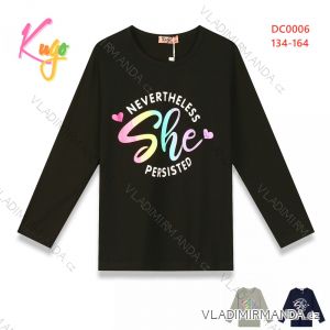 T-Shirt mit langen Ärmeln für Teenager (134-164) KUGO DC0006