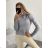 Langärmliger gestrickter Rollkragenpullover für Damen (Einheitsgröße S/M) ITALIAN FASHION EXTRA ME IMM22FD9076/DR S/M Beige