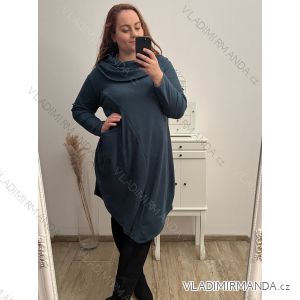 Hoodie Velvet Hooded Long Sleeve Damen Plus Size Dress (L/XL/2XL ONE SIZE) ITALIAN FASHION IM4221269