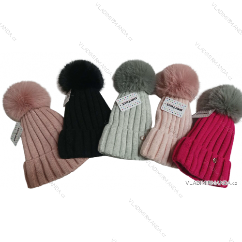 Wintermütze mit Pompon Damen (ONE SIZE) WROBI PV922493