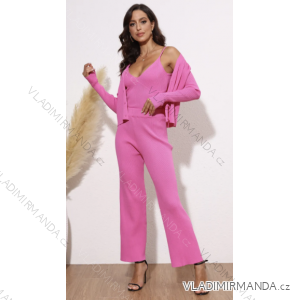 Set aus eleganten Langarmhosen, Tanktop und Pullover für Damen (Einheitsgröße S/M) ITALIAN FASHION IMPOC237172