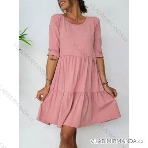 Ärmelloses Abendkleid mit langer Spitze (uni s-m) ITALIAN FASHION IM919902