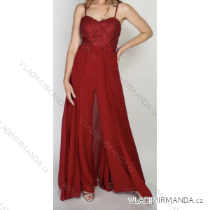 Langes, elegantes Partykleid für Damen mit Trägern (S/M EINHEITSGRÖSSE) ITALIAN FASHION FMPRP23DF8959