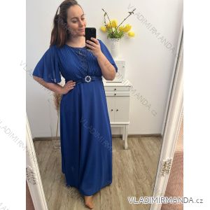 Langes formelles Damenkleid in Übergröße, elegant, ärmellos, für den Sommer (XL/2XL Einheitsgröße) ITALIAN FASHION IMPSH22BIANCA