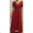 Langes, lässiges Kurzarmkleid für Damen (Einheitsgröße S/M) ITALIAN FASHION FMPRP23JJ1733