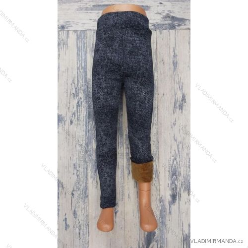 Lange Leggings mit Pailletten für Mädchen (140-164) TÜRKISCHE PRODUKTION TVB20012