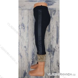 Lange Leggings mit Pailletten für Mädchen (140-164) TÜRKISCHE PRODUKTION TVB20012