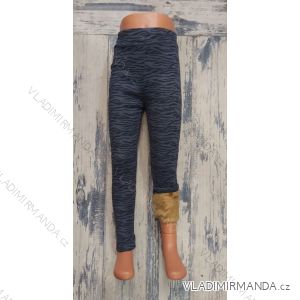 Lange Leggings mit Pailletten für Mädchen (140-164) TÜRKISCHE PRODUKTION TVB20012