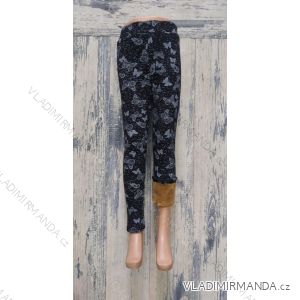 Lange Leggings mit Pailletten für Mädchen (140-164) TÜRKISCHE PRODUKTION TVB20012