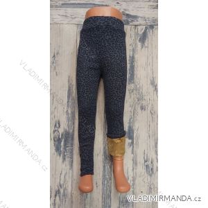 Lange Leggings mit Pailletten für Mädchen (140-164) TÜRKISCHE PRODUKTION TVB20012