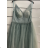 Langes, elegantes Partykleid für Damen mit Trägern (S/M EINHEITSGRÖSSE) ITALIAN FASHION FMPRP239295