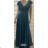 Langes formelles Kurzarmkleid für Damen (Einheitsgröße S/M) ITALIAN FASHION FMPRP23DF8891