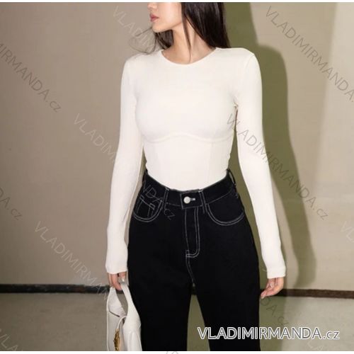 Langarm-Body für Damen (Einheitsgröße S/M) ITALIAN FASHION IMPGM232887