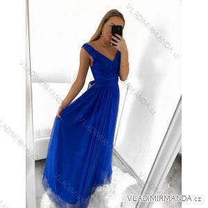 Langes, elegantes Partykleid für Damen (Einheitsgröße S/M) ITALIAN FASHION IM923MARINA