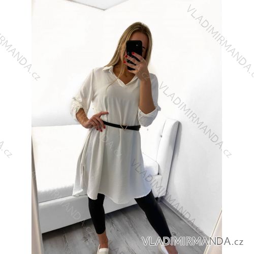 Šaty elegantní společenské plesové bez rukávu krátké dámské (S/M ONE SIZE) ITALSKÁ MÓDA IMM211105 M / L weiß