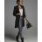 Langärmlige Damenjacke mit verlängerten Ärmeln (Einheitsgröße S/M/L) ITALIAN FASHION IMD22665