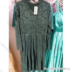 Damen-Spitzenkleid mit langen Ärmeln (Einheitsgröße S/M) ITALIAN FASHION IMH23011