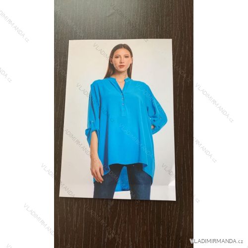 Tunika Shirt 3/4 Langarm Damen Übergröße (XL/2XL ONE SIZE) ITALIAN FASHION IMC22512