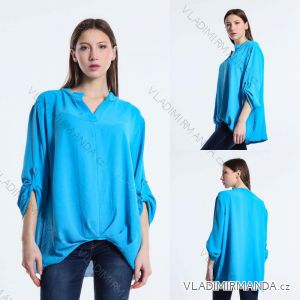 Tunika Shirt 3/4 Langarm Damen Übergröße (XL/2XL ONE SIZE) ITALIAN FASHION IMC22512